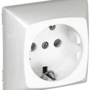 Tomada 2P+T Schuko c/ AP S?rie 47 (Branco) - EFAPEL