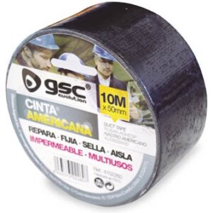 Fita Multiuso Americana Impermeável Preto (10 mts) - GSC