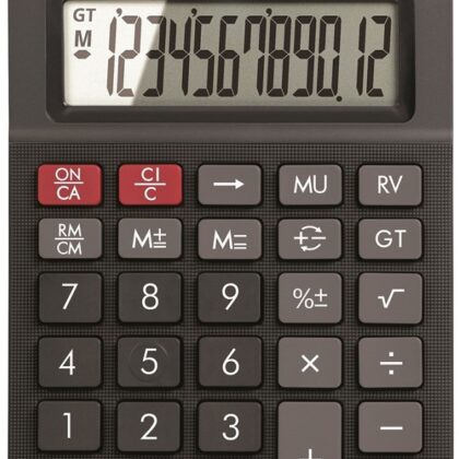 Calculadora de Bolso 12 Digitos (Preto) - CANON