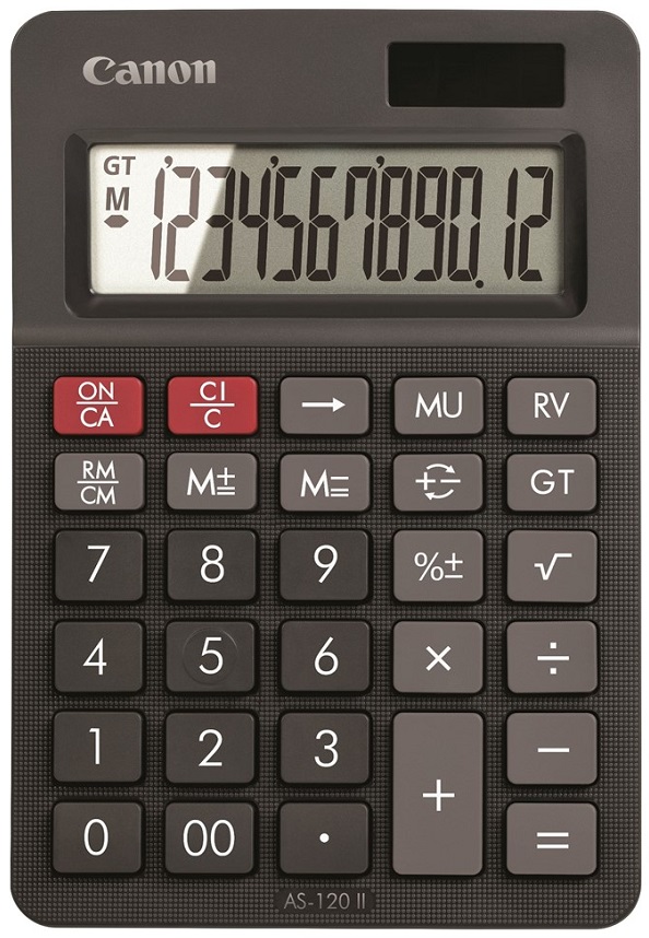 Calculadora de Bolso 12 Digitos (Preto) - CANON