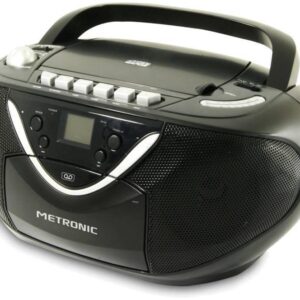 Rádio Digital CD/CASSETE/MP3/K7/AUX/AM/FM - METRONIC