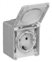 Tomada 2P+T SCHUKO 16A 250V S?rie Estanque48 - EFAPEL