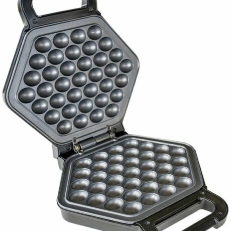 Máquina de Waffles Bobby 700W (Preto/Prateado) - UNOLD