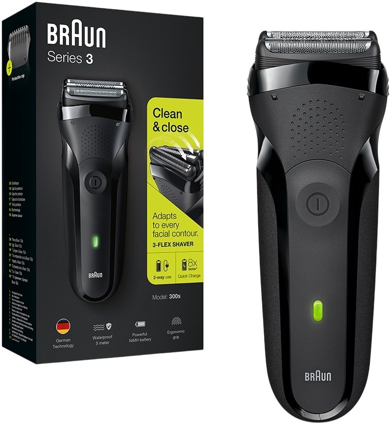 Máquina de Barbear Recarregável - SERIES3/300 - BRAUN