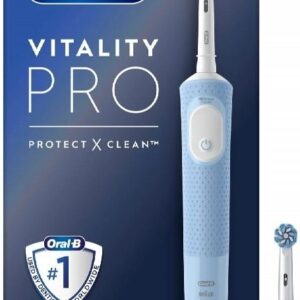 Escova de Dentes El?trica Vitality Pro Protect X Clean + 1 Recarga (Azul) - ORAL-B