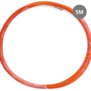 Guia p/ Passar Fios em A?o (?4mm) - 5 mts
