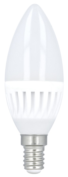 Lampada LED Cerâmica Opalina 220V E14 9W Branco 4000K 840Lm