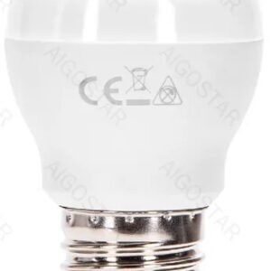 Lampada LED Opalina 220V E27 A5 G45 10W Branco Q. 3000K 935Lm