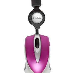 Rato Go Mini USB Óptico 1000 DPI (Rosa) - VERBATIM