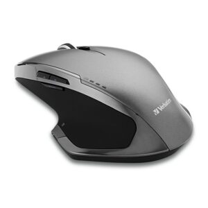 Rato RF Wireless Blue LED 1600 DPI (Preto/Cinzento) - VERBATIM