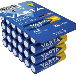 Pack 24x Pilhas 1,5V Alcalinas LR6 AA - VARTA