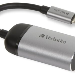 Placa de Rede Externa USB C - RJ45 (Cinzento) - VERBATIM