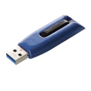 Pen Drive Store n Go V3 Max 128 GB USB Type-A 3.2 Gen 1 (3.1 Gen 1) (Preto, Azul) - VERBATIM