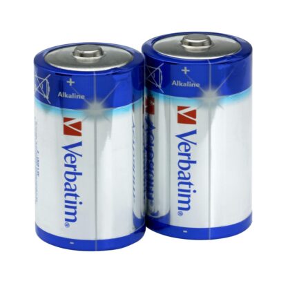 Pack 2x Pilhas Alcalinas LR20 1,5V - VERBATIM