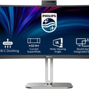 Monitor 48,8 49B2U5900CH/00 LED Dual QHD LCD (Preto) - PHILIPS