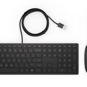 Teclado PT + Rato Wired Combo 400 USB (Preto) - HP