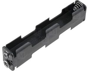 Suporte p/ 4 Pilhas AA - LR06 (Snap 9V)