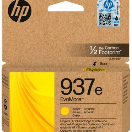 Tinteiro Original EvoMore 937e XL (Amarelo) - HP