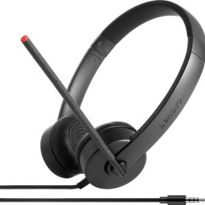 Auscultadores Headset Stereo Analog (Preto) - LENOVO