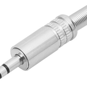 Ficha Jack 3,5mm Stereo Macho Met?lica