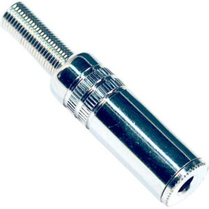 Ficha Jack 3,5mm Femea Stereo Met?lica