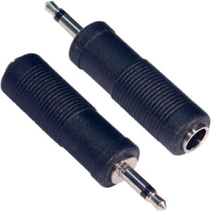 Ficha Adaptadora Jack 3,5 M. Mono - Jack 6,5 F. Stereo