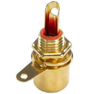 Ficha RCA Metalica Femea Painel Dourada Vermelha