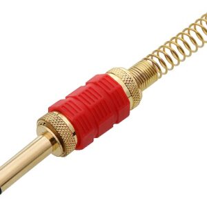 Ficha Jack 6,3mm Macho Mono Vermelha