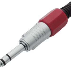 Ficha Jack 6,3mm Macho Stereo