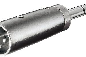 Ficha Adaptadora Canon Macho - Jack 6,5mm Macho Stereo