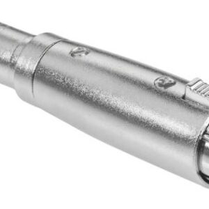 Ficha Adaptadora Canon Femea - Jack 6,3mm Femea Mono