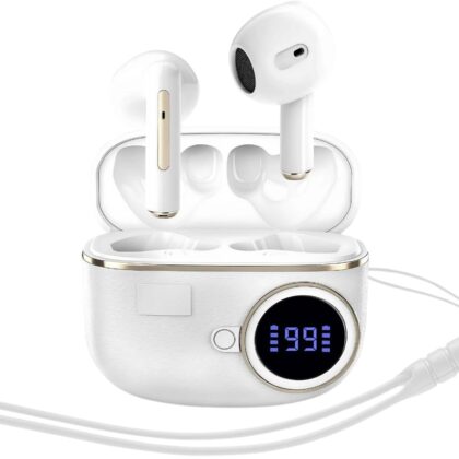 Auriculares Bluetooth ChargeView True Wireless (Branco) - ENERGY-SISTEM