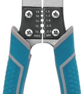 Alicate Universal Profissional 215mm c/ Função de Descarnador e Cravar Terminais - GSC
