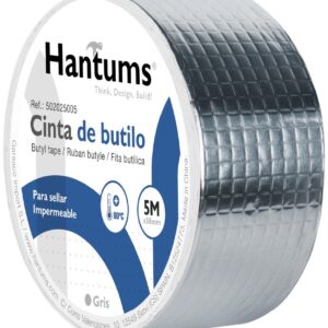 Fita Adesiva But?lica Alum?nio Imperme?vel 50mm (5 mts) - HAMTUMS