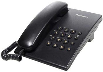 Telefone c/ Fios KXTS500 (Preto) - PANASONIC