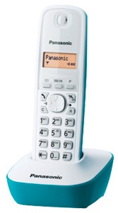 Telefone s/ Fios KX-TG1611 (Azul Claro) - PANASONIC