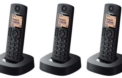 Telefone Sem Fios DECT Trio TGC313 Preto - PANASONIC