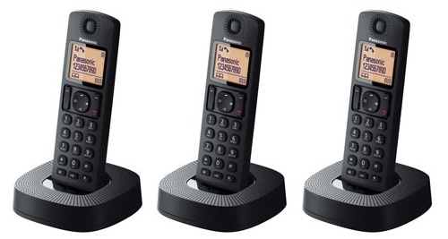 Telefone Sem Fios DECT Trio TGC313 Preto - PANASONIC