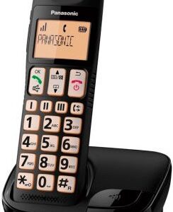 Telefone s/ Fios TGE 310 (Preto) - PANASONIC