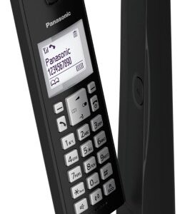 Telefone s/ Fios KX-TGE210 (Preto) - PANASONIC