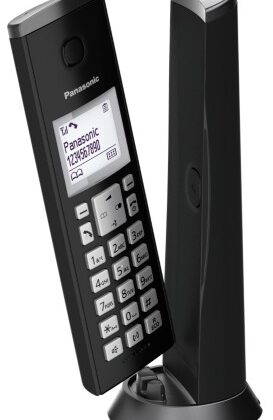 Telefone s/ Fios KX-TGE210 (Preto) - PANASONIC