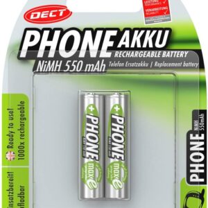 Blister 2x Pilhas Recarregáveis 1,2V AAA Ni-Mh 550mAh - ANSMANN