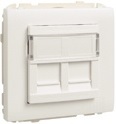 Aro com M?dulo Duplo p/ Conectores RJ45 (APOLO 5000) - EFAPEL