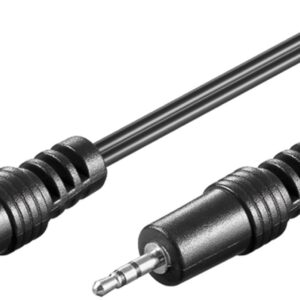 Cabo Jack 2,5mm M. Stereo + Jack 2,5mm M. Stereo (1,5 mts)