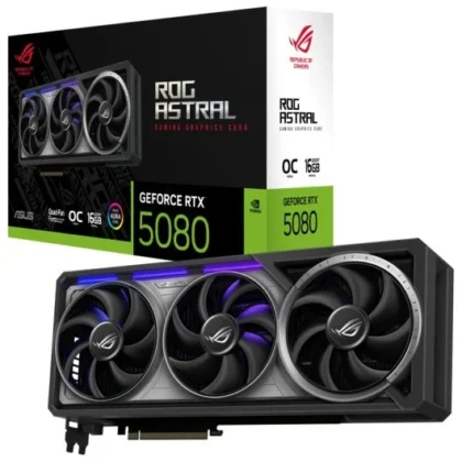 Placa Gráfica Asus Nvidia RTX 5080 ROG Astral OC 16GB DDR7
