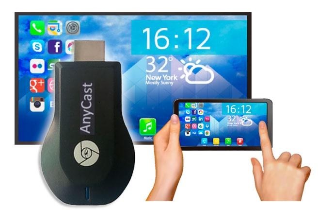 Smart TV Wi-Fi DONGLE ANYCAST - M2 Plus