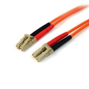Cabo de Fibra ?tica OM2 LC Laranja (1 m) - STARTECH
