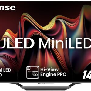 Smart TV Mini-LED 50 Series U7Q (2025) 4K Ultra HD Wi-Fi (Preto) - HISENSE