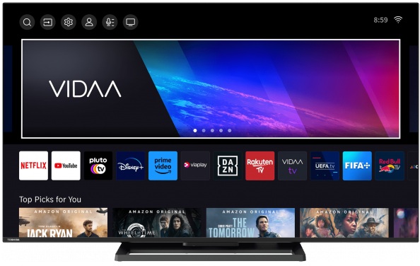 Smart TV 50 50UV3463DG DLED 4K Ultra HD (Preto) - TOSHIBA