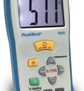 Term?metro Digital 1 CH, 3 1/2 D?gitos / -50 ... + 1300 ? C - PeakTech